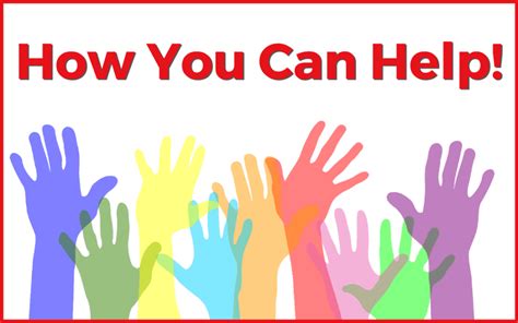 Ways You Can Help Us .